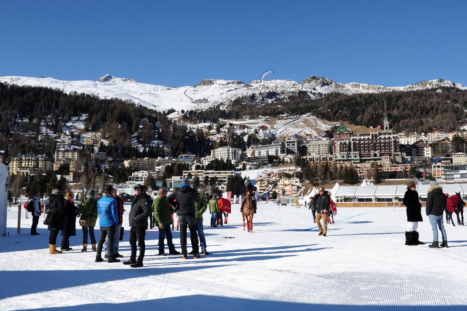 First Pictures of 2017 St Moritz Snow Polo World Cup