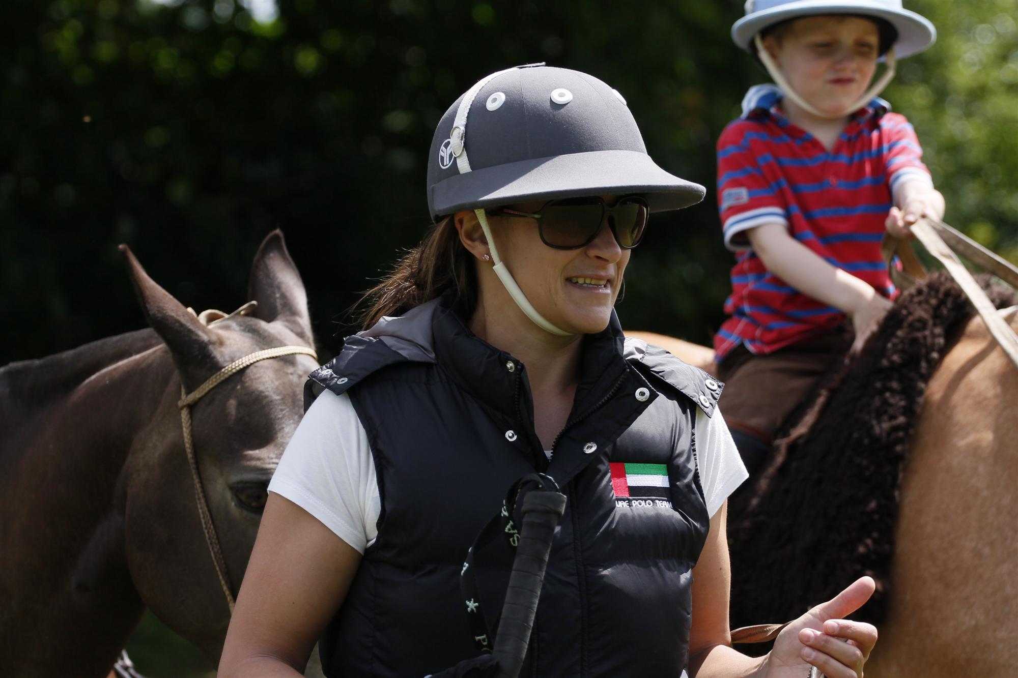 Polo lessons with Marianela Castagnola at HPC